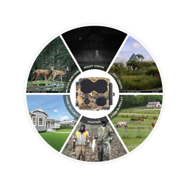 радиотелеграф CMOS камеры живой природы 12mp IPX6 водоустойчивый охотясь камеры следа