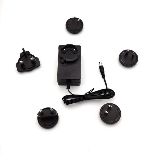 36w Interchangeable Adapters Multiple Detachable Plugs AC/DC Power Adapter 5V 6V 9V 12V 24V 1A 2A 3A 4A ZH for Worldwide