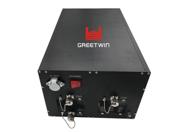 Wakie Talkie 300W VHF Jammer / UHF Signal Jamming Device for Remote Bomb