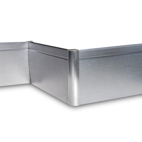 Kitchen Brushed Aluminium Skirting Aluminum Plinth Skirting Board
