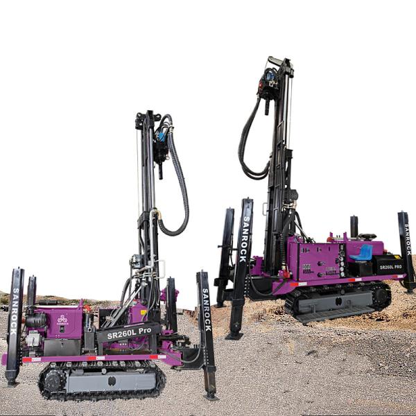 Hydraulic Water Well Drilling Rig Depth 260m Bore hole Portable Water Well Drilling Rigs