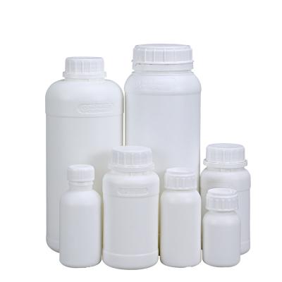Material de plástico HDPE Flasca fluoretada redonda para detergente de roupa OEM/ODM
