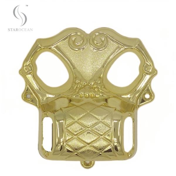 Gold Plating Coffin Ornaments 4#G , Customized Coffins And Caskets Accessories