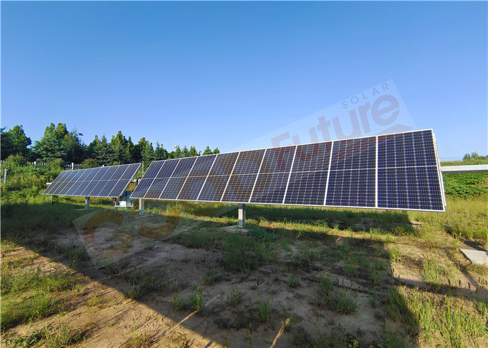 Системы слежения оси 10 KW отслежыватель PV одиночной солнечной солнечный для установки панели солнечных батарей