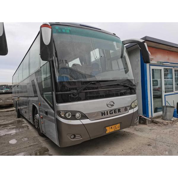 12m Airbag Chassis KLQ6125 53 Seats Used Higer Bus Euro III Coach Bus