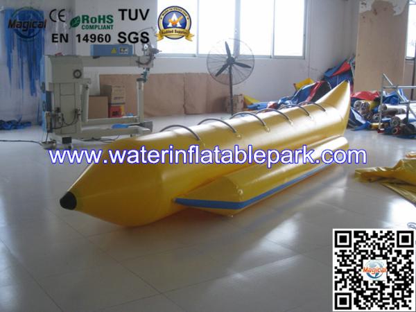Fire resistance  Yellow Banana Fishing Boats For Commercial Rental
