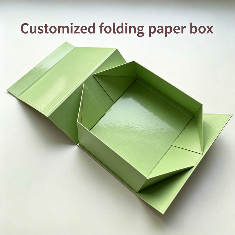 Custom Foldable Gift Box With Recyclable Materials And Luxury Packaging For Elegant Presentation