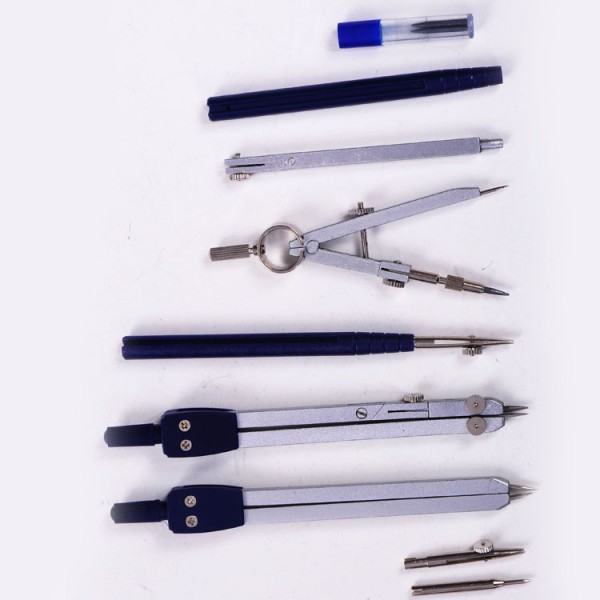 Wholesale 9pcs School Professional Compass and Math Set