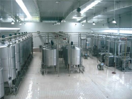 SUS304 Stainless Steel Soft Drink Production Line For Yoghurt Milk 5000 L/H