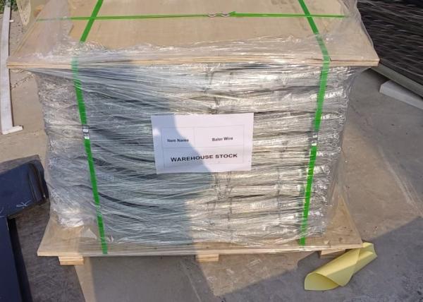 Alambre galvanizado para empacadora de un solo bucle de 3 mm, longitud de 4,5 m