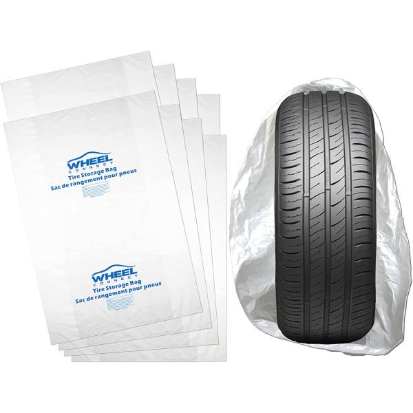 Heavy Duty Washable Tear Proof Car Tyre Storage Bags Black White Wheel Cover