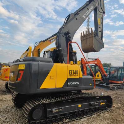 Hydraulic Used Excavator Original VOLVO EC140 Diggers 14 Ton