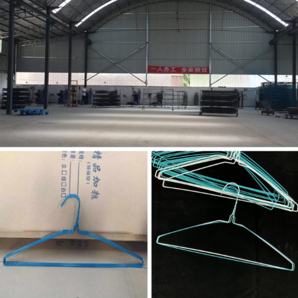 Steel Wire Dress Shirt Hangers , Dry Cleaner Slim Clothes Hangers Size Optional