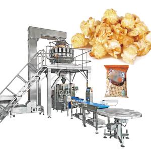 Máquina empacadora automática de chips de camarón de 220V, 60-100 BPM