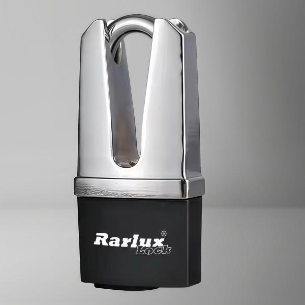 Rarlux Waterproof Padlock Shackle Protected Disc Padlock with Plastic Cover High Safety 4 Keys 55mm,65mm Best Padlock