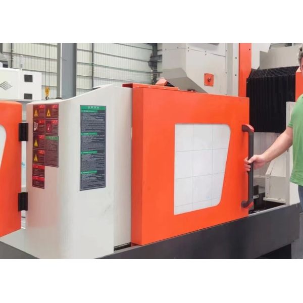 Used For Tube Sheet Plates Flanges Cnc Drilling Machine 11KW Servo Spindle Motor Power