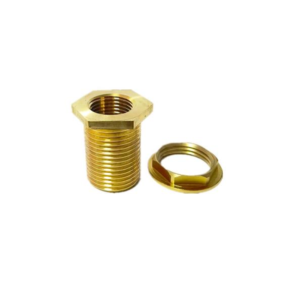 штуцеры трубы внутреннего потока 1/2» NPT неэтилированные латунные носят сопротивляться