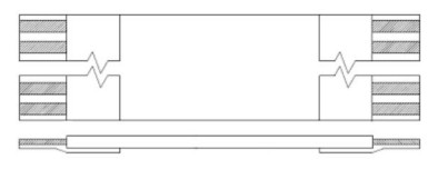 ATM Machine Parts  009-0029541 FLEX CIRCUIT - 12 CIRCUITS