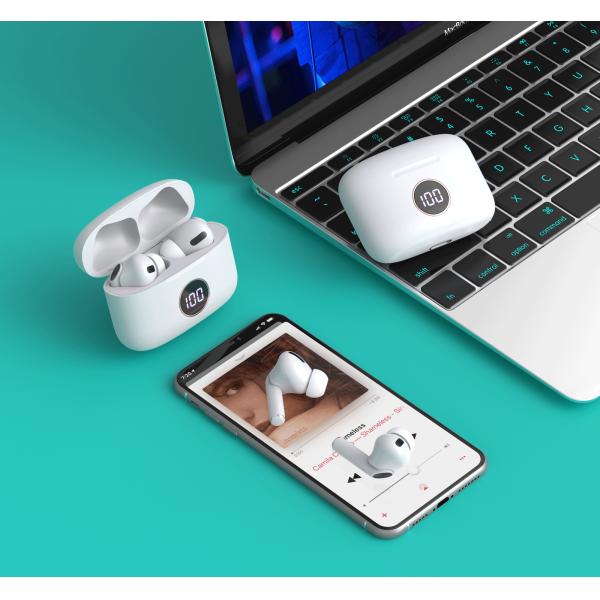 10m Tws Sports BT V5.0 Mini True Wireless Twins Bluetooth Earbuds Stereo 400mAh