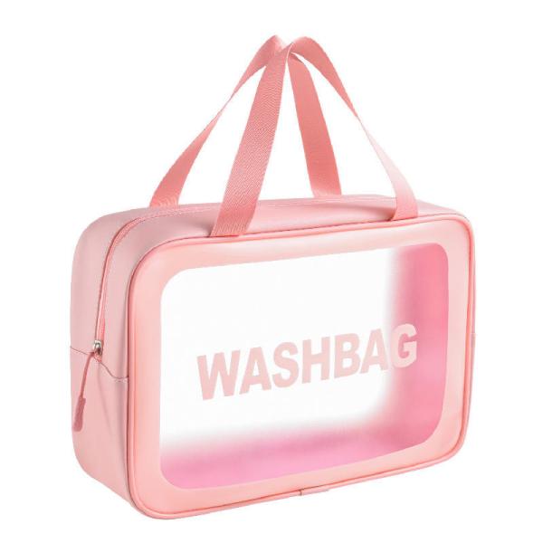 Women Transparent Waterproof Makeup Bag Portable Travel Wash Storage Pouch Large Capacity Organizer Beauty Case