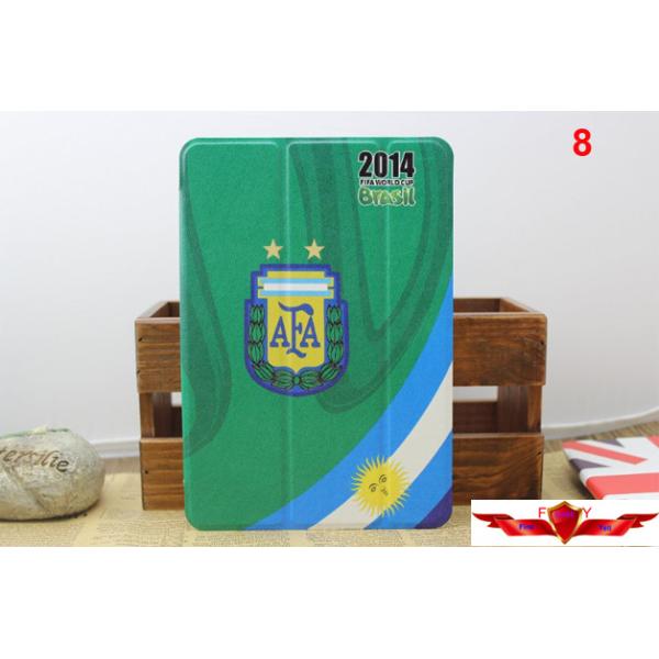 2014 Brazil World Cup Ipad Air Cartoon Cover Cases Multi Type Quality A++ Gift Box Include