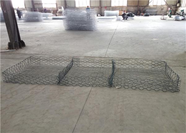 PVC Coated Gabion Mattress 3x2x0.17m Hexagonal Mesh 60x80mm