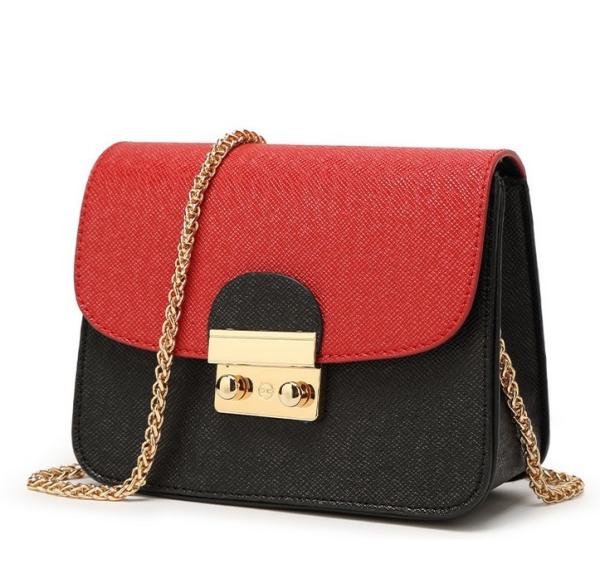2016 new small square shoulder bag Messenger bag handbag European and American fashion star models chain