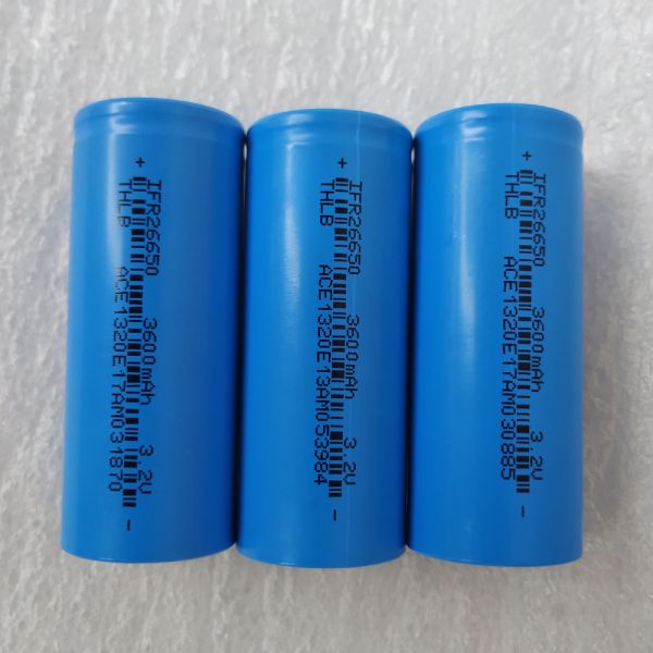 26650 Lithium Iron Phosphate THLB Battery 3.2v 3600mah Cylindrical Battery Cells