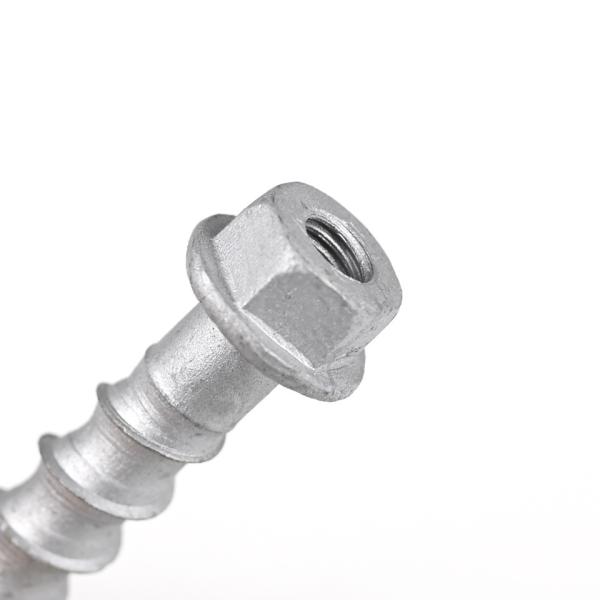 Stainless Steel M10 60mm Hex Flange Thread Rod Concrete Anchor Masonry Screw Bolt
