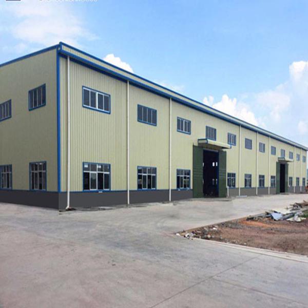 Prefab Portable Steel Frame Workshop Buildings With Light Steel Structure