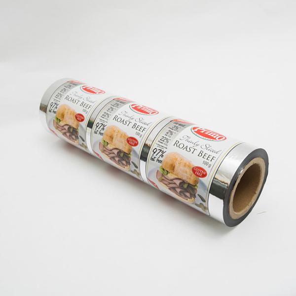 422mm width Printed Lidding Film Easy Peel  For APET/PE tray seal  to thermoforming film APET/PE