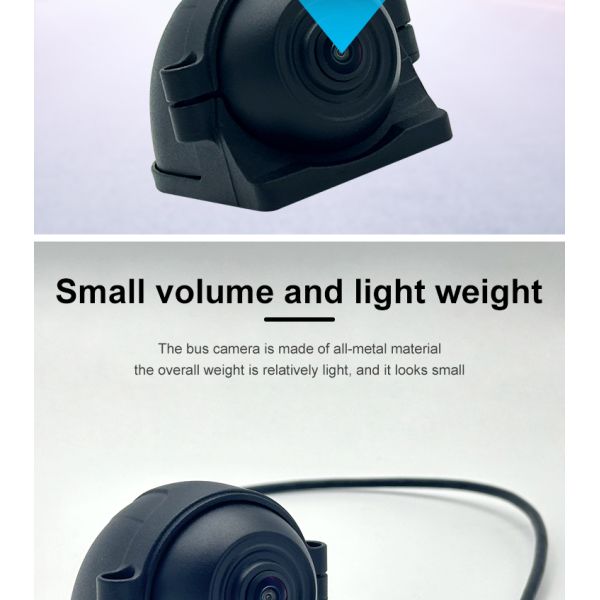 Weatherproof Truck Blind Spot Camera for Commercial Vehicles with Easy Installation
