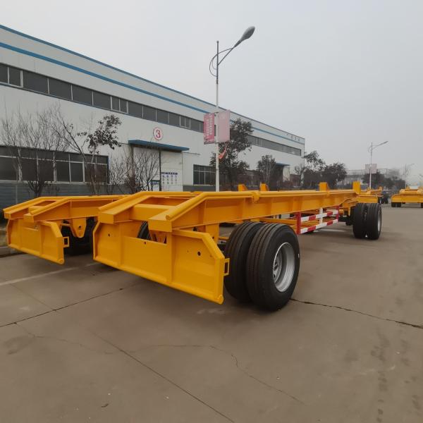 30t-50t Load Capacity Skeletal Semi Truck Trailer with 1310mm Wheel Base