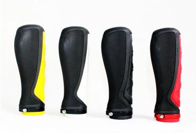 New Design Ergonomic Bicylce MTB High Quanlity Rubber&Alloy Lock Grips Components Bar End Handlebars Push On Soft Grips