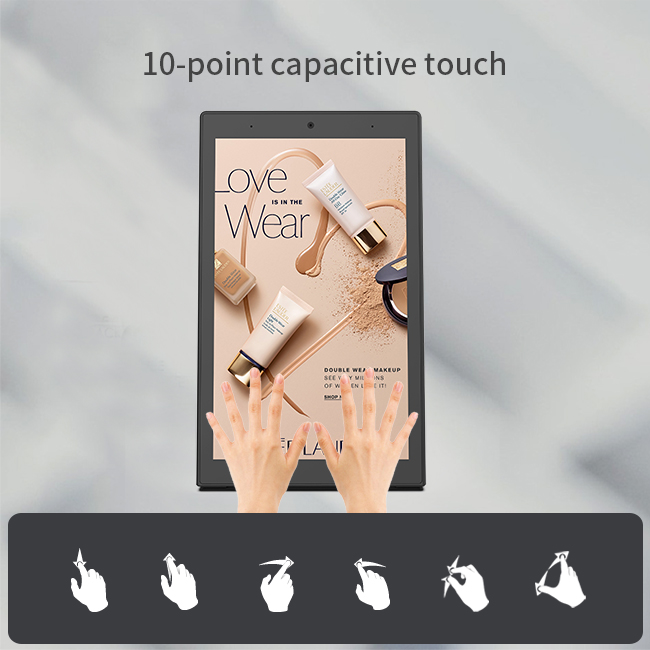 Касание l формирует 10,1» Signage цифров вертикали RK3128