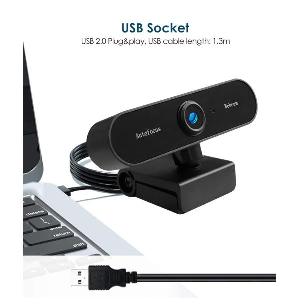веб-камера автофокуса 1080P с веб-камерой USB микрофона течь веб-камера для видео- вызывая веб-камеры