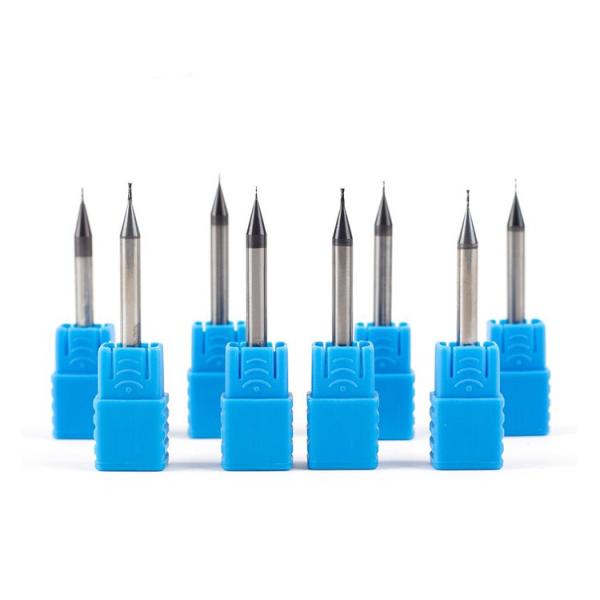 2 cortadores de fresado de microcarburo de tungsteno de flauta