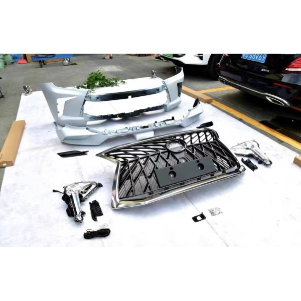 Upgraded Old To New Body Kit Front Bumper And Grill For Lexus lx570 2008-2015 Upgrade To 2018 Model