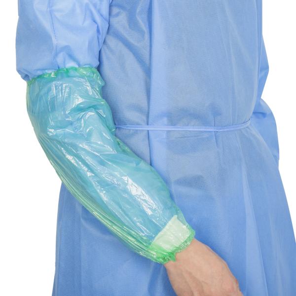 Disposable Sleeve Covers Pe Sleeve Cover 3g Blue Personal Manga Plastic Cubre Brazos