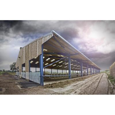 Armazém avançado de estrutura de aço de estilo industrial para fazenda de frangos de corte