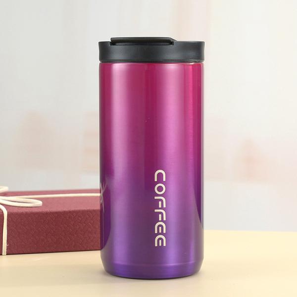 Dispenser de bouteille de tasse de thé à double paroi Vacuum Café isolé Boisson d'eau Sport imperméable Para Café Finest Collection