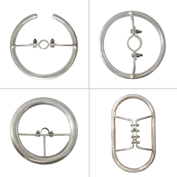 Insulator Voltage Divider Ring Equal Grading Aluminum Power Fittings