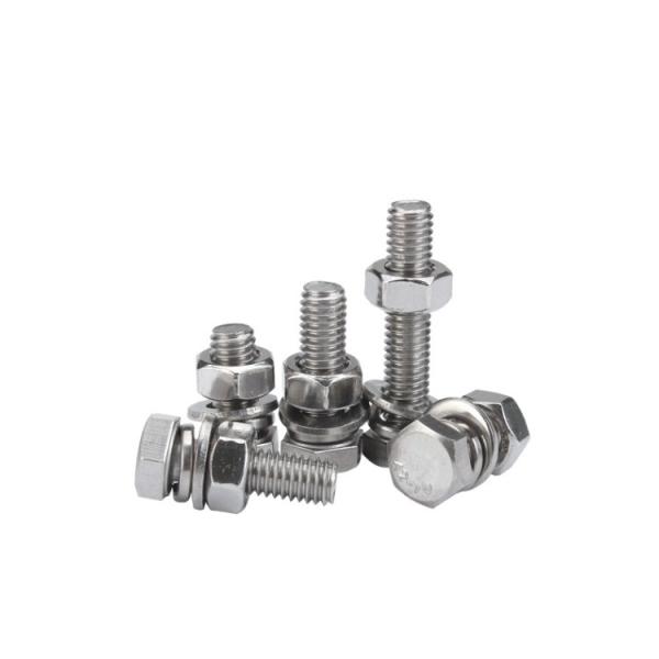 Aço inoxidável HEX parafusos porcas 304 316 M8 Tamanho 35mm comprimento M12 Filamento M16 Filamento