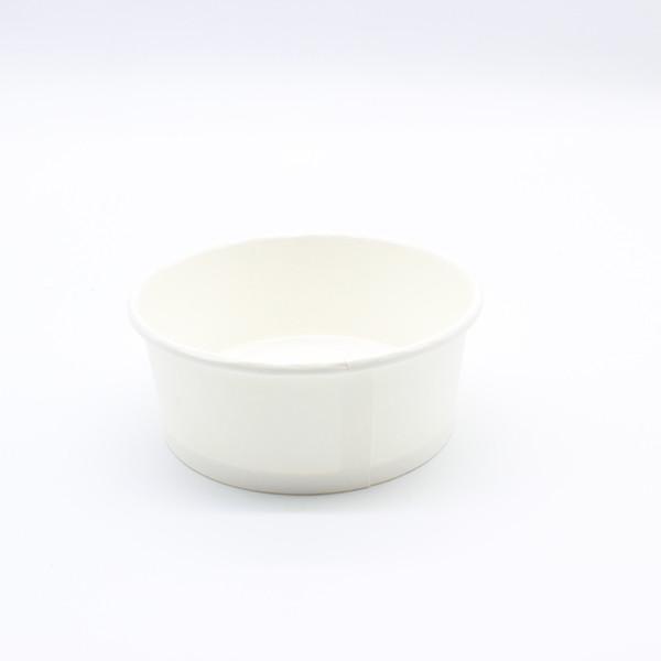 Recycled  White Disposable Paper Bowl Reduces Waste 260 18PE
