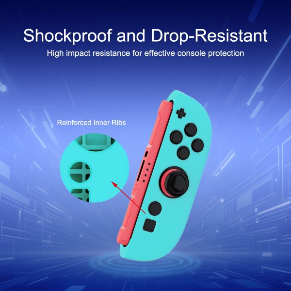 New Color Edition Shockproof & Anti-Slip Silicone Protective Case for Nintendo Switch 2 Joy-Con Left Right Controller