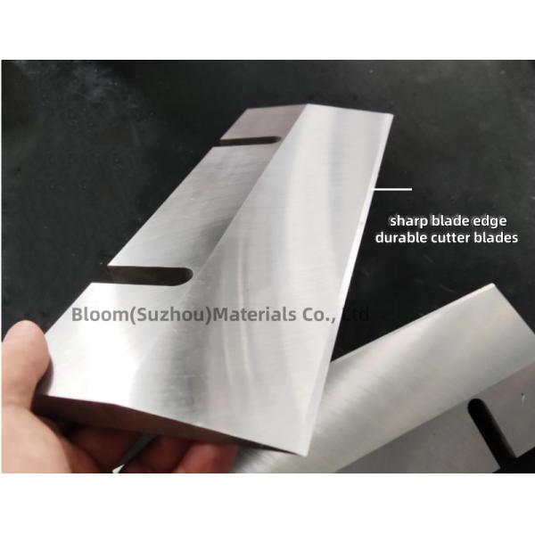 Custom Blade Special Shaped Small Industrial Machine Knife For Food Packaging Plastic Recycling SS Steel Wear Resistance