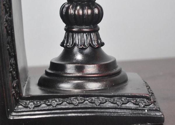 Black Plated Resin Decoration Crafts , Study Room Globe Book Holder