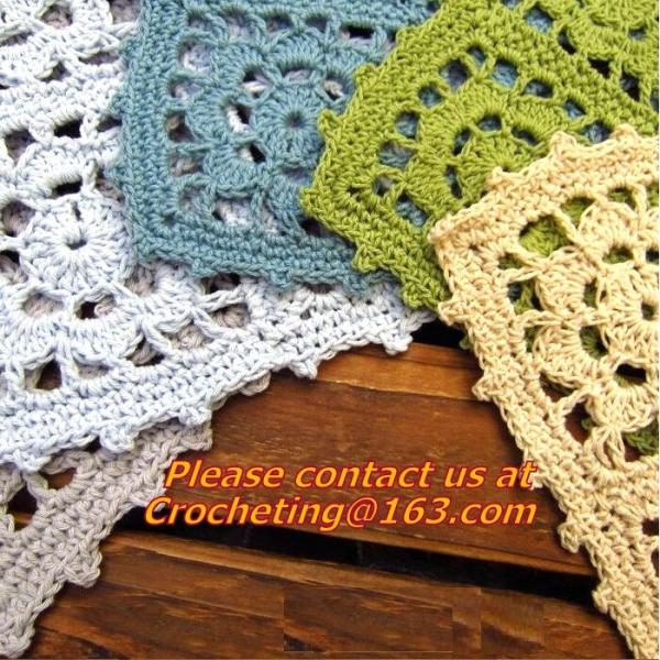 Assorted color handmade crochet Crocheted Doilies for wedding, Crochet Doily, doily, cup