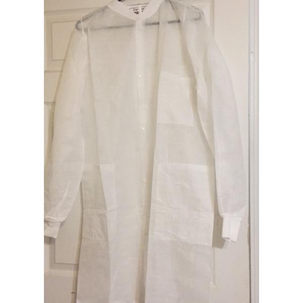 Пальто лаборатории полипропилена Эко дружелюбное устранимое для предохранения от медицинского персонала