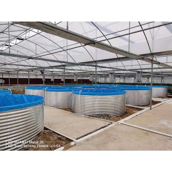 Customized Galvanized Fish Pond High Capacity For Commercial Farming